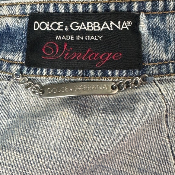 Dolce & Gabbana Vintage Distressed Denim Jacket - Picture 13 of 14